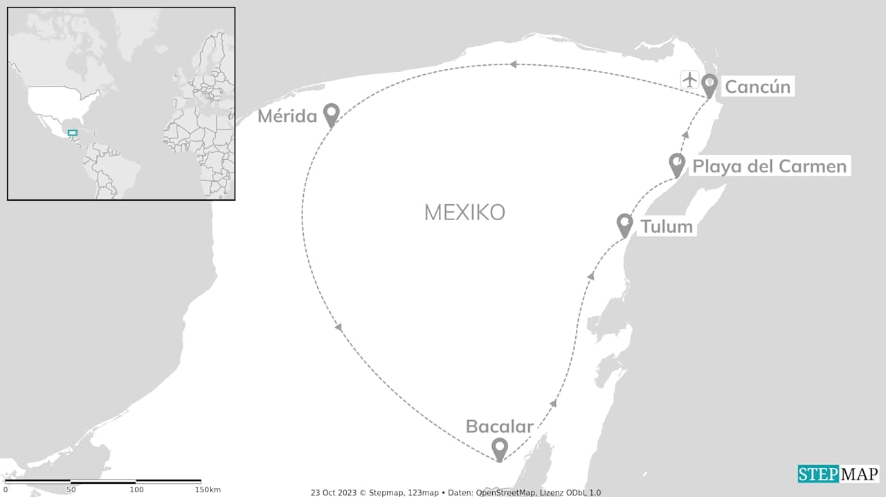 Viva México: Zwischen Cenoten, Bacalar & Karibik