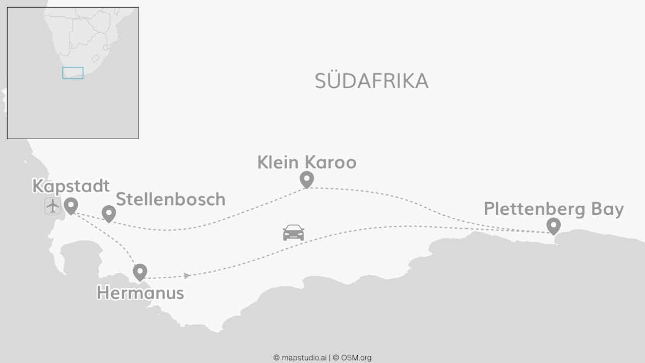 Südafrika Signature: Glamping Nights & Safari Wonders