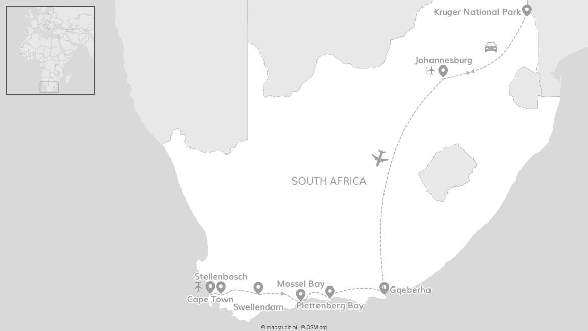 South Africa road trip: Kruger safari meets the Garden Route