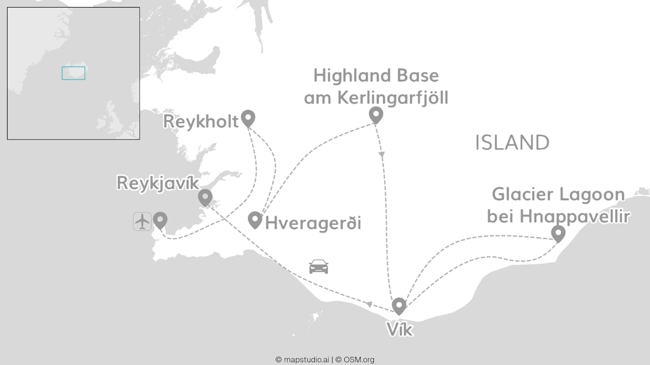 Island Signature: Icy Roads zu Highlands & Gletscher-Lagune