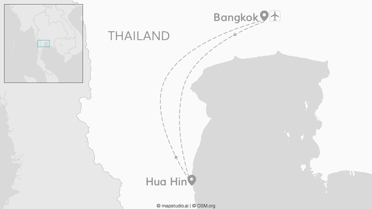 2 for 1 Thailand: Bangkok meets Hua Hin