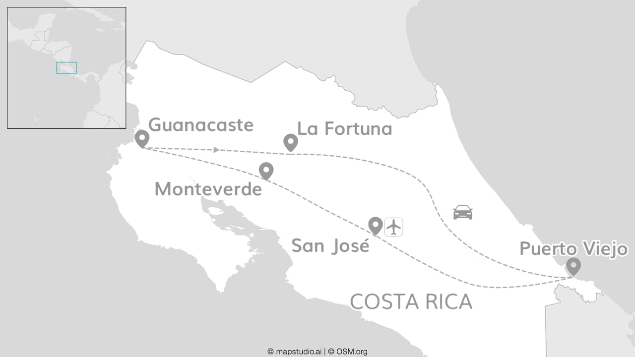 Costa Rica Roadtrip: Von San José bis Puerto Viejo