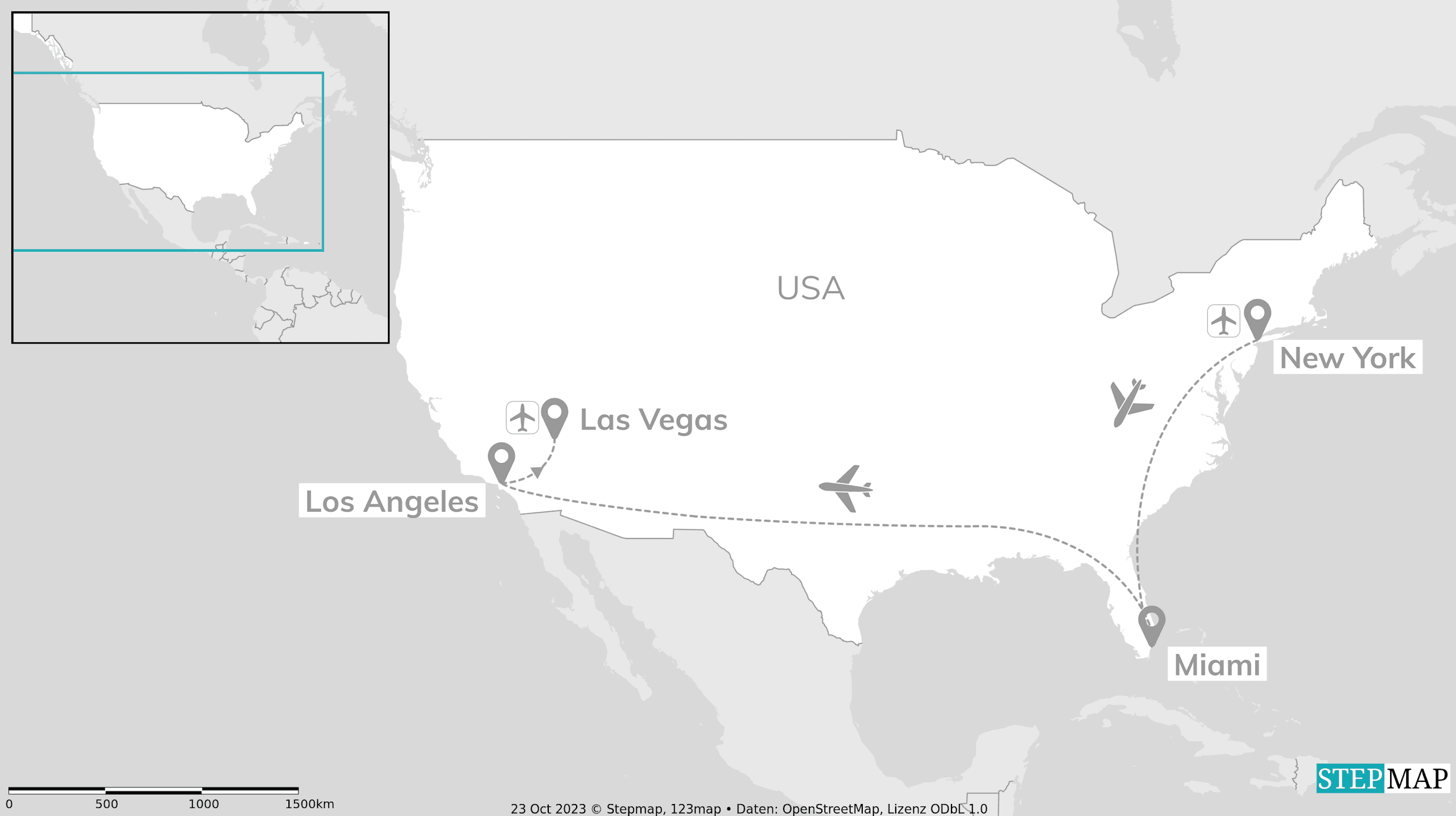 USA Bucketlist: Lady Liberty, Hollywood & Las Vegas